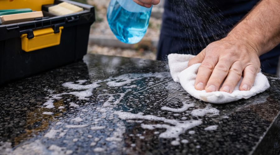 Comment nettoyer une tombe sans eau sur place