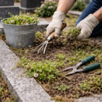 Désherbage naturel des tombes : méthodes autorisées et efficaces