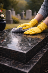 Entretenir une tombe pour prendre soin de ceux qui restent