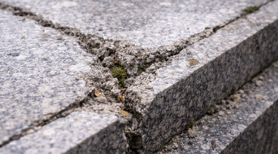 Joint de tombe qui se fissure ou s’effrite