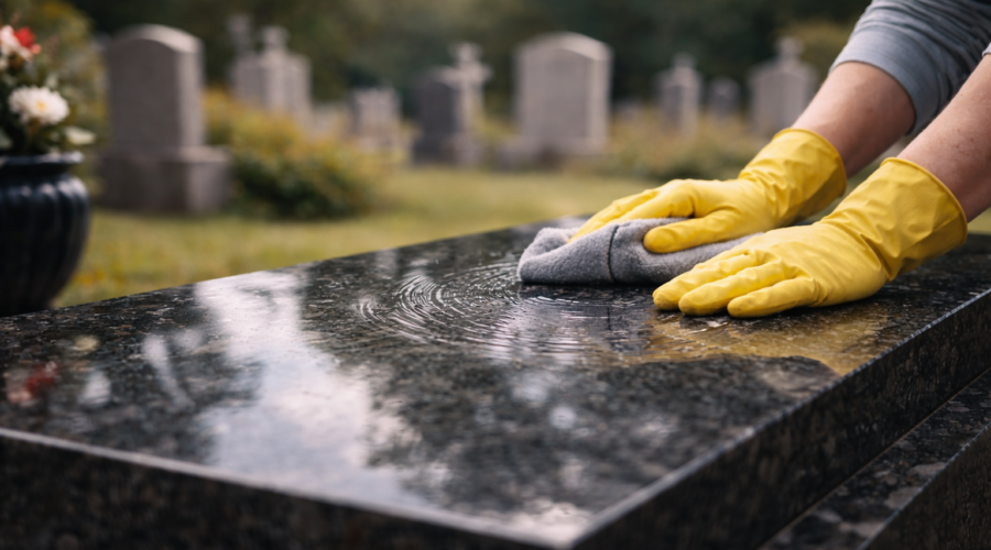 Nettoyer une tombe : les erreurs éviter pour préserver la pierre