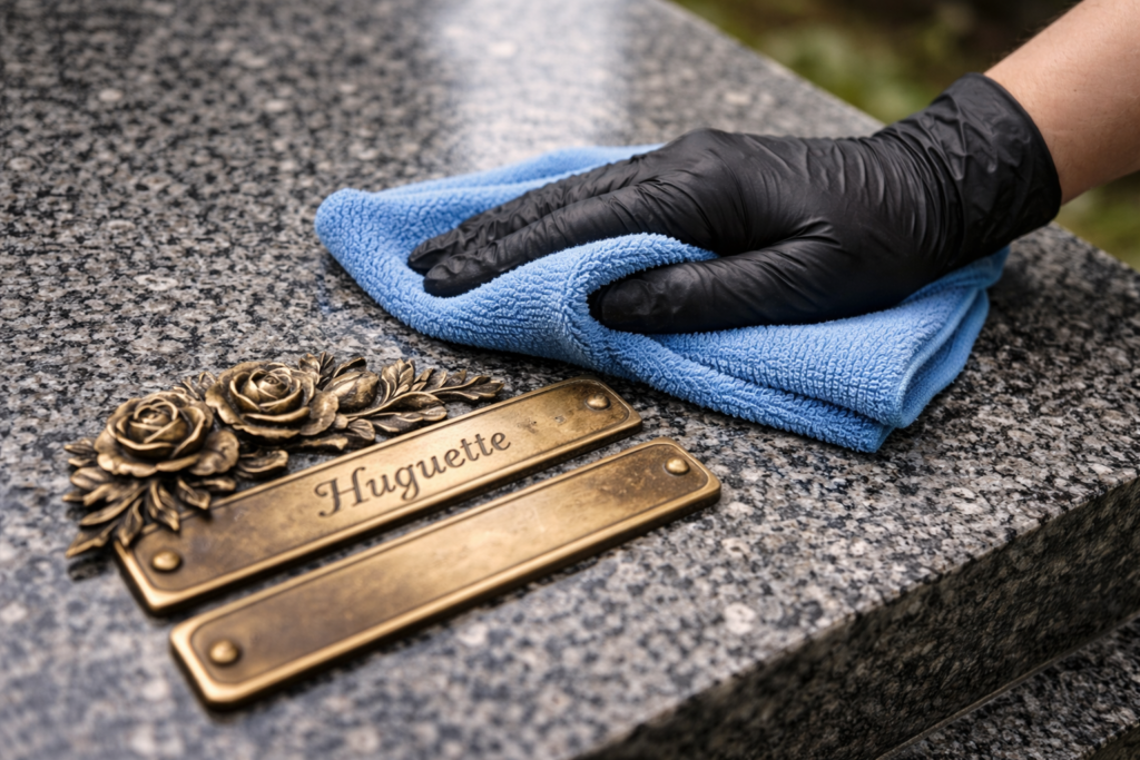 service Nettoyage et fleurissement de sépulture