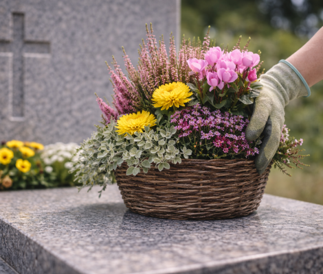 Fleurissement de tombes et sépultures